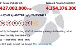 Kết quả xổ số Vietlott 26/5: Ai may mắn “ẵm” giải khủng hơn 60 tỷ?