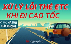 Infographic: Cách xử lý lỗi thẻ ETC trên cao tốc Hà Nội - Hải Phòng từ 1/6