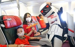 Robot công nghệ bất ngờ xuất hiện trên chuyến bay Vietjet ngày 1/6