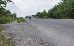 Khắc phục các điểm bị lún gãy trên Quốc lộ 91B