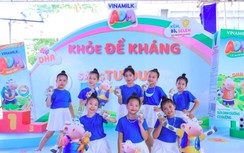 Sân chơi của Vinamilk nhân ngày 1/6 thu hút hàng ngàn trẻ em tham gia