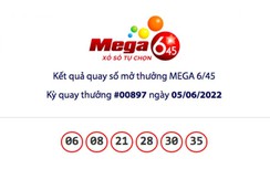 Kết quả xổ số Vietlott 5/6: Ai đã "ẵm" hơn 18 tỷ đồng