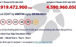 Kết quả xổ số Vietlott 9/6: Ai may mắn “ẵm” giải khủng gần 80 tỷ?