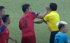 Cầu thủ hạng Nhì đấm thẳng mặt trọng tài nhận án phạt nặng từ VFF