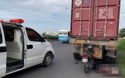 Hải Dương: Đâm vào xe container đang đỗ, người đàn ông đi xe máy tử vong