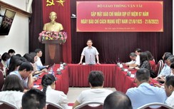 Báo chí luôn đồng hành, hỗ trợ ngành GTVT phát triển