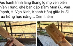 Xác minh vật thể lạ khắc chữ Trung Quốc xuất hiện tại Khánh Hòa