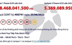 Kết quả xổ số Vietlott 25/6: Ai may mắn “ẵm” giải khủng hơn 128 tỷ?