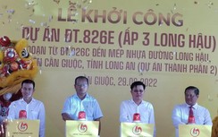 Khởi công đường tỉnh 312 tỷ đồng, kết nối TP.HCM - Long An