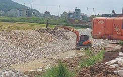 Dân phản ánh dự án tiêu thoát lũ thi công ẩu, nhà thầu nói gì?