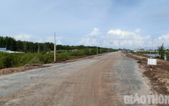 Cận cảnh thi công tuyến đường đê biển Đông qua Bạc Liêu