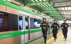 Xem lực lượng chức năng diễn tập cứu hộ, cứu nạn Metro Cát Linh - Hà Đông