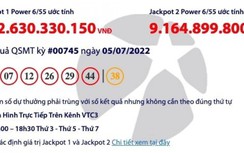 Kết quả xổ số Vietlott 5/7: Ai may mắn trúng giải khủng hơn 162 tỷ?