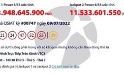 Kết quả xổ số Vietlott 9/7: Ai may mắn trúng giải khủng hơn 183 tỷ?