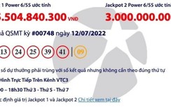 Kết quả xổ số Vietlott 12/7: Ai may mắn trúng giải khủng gần 200 tỷ?