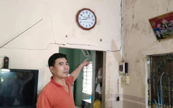 Nhiều nhà dân cạnh công trình thi công đường hơn 500 tỷ bị nứt toác