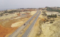 Đường ven biển Bình Thuận đoạn Phan Thiết - Kê Gà vẫn vướng mặt bằng