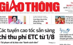 Tin mới nhất, hay nhất trên Báo Giao thông ngày 26/7/2022