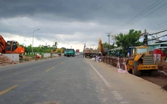 Dự án nâng cấp QL1A đoạn qua Hậu Giang, Sóc Trăng đạt 27% sau 7 tháng