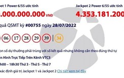 Kết quả xổ số Vietlott 28/7: Ai may mắn trúng hơn 42 tỷ?