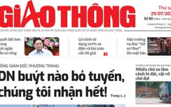 Tin mới nhất, hay nhất trên Báo Giao thông ngày 29/7/2022