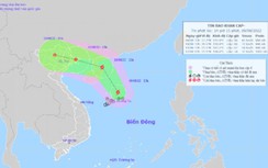 Bão số 2 đang tiến vào đất liền, sóng biển cao, gió giật cấp 11