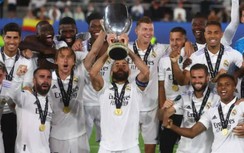 Giành siêu cúp châu Âu, Real vẫn chưa thể san bằng thành tích của Barca