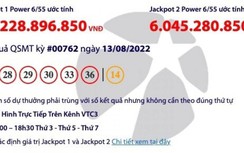 Kết quả xổ số Vietlott 13/8: Ai may mắn trúng hơn 45 tỷ?