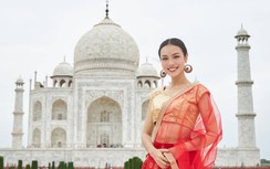 Á hậu Thủy Tiên hóa cô gái Ấn Độ với trang phục truyền thống Langa Voni