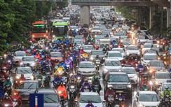 Cận cảnh đường Nguyễn Trãi sau gần 3 tuần phân làn cứng tách ô tô, xe máy