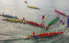 Vỡ oà cảm xúc trước màn tranh tài của hàng trăm tay chèo trên sông Hương