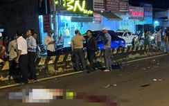 Đi qua đường, người đàn ông bị ô tô tông văng lên nóc xe tử vong