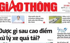Tin mới nhất, hay nhất trên Báo Giao thông ngày 27/9/2022