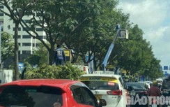 TP.HCM: Công ty công viên cây xanh phớt lờ yêu cầu đảm bảo ATGT, gây ùn tắc