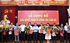 Bộ trưởng GTVT bổ nhiệm, kiện toàn nhiều lãnh đạo cấp vụ