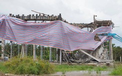 Sập giàn giáo ở Vĩnh Long, 1 người tử vong