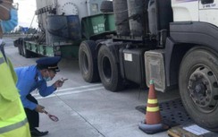 Phạt 264 triệu với xe chở hàng siêu trọng không giấy phép, quá tải trọng