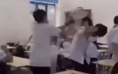 Xác minh clip học sinh dùng ghế sắt đánh tới tấp bạn học ở Hoà Bình