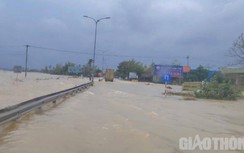 QL1 qua Quảng Nam ngập sâu, phân luồng từ xa ngăn phương tiện qua lại