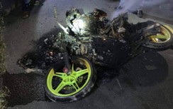 Điều tra vụ nam thanh niên tử vong bên xe máy bốc cháy