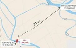 Đường liên kết vùng An Giang, Kiên Giang, cảnh báo 1 nhà thầu chậm tiến độ