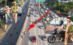 Đi vào đường vành đai 3 trên cao, loạt tài xế tăng ga bỏ chạy vẫn bị phạt