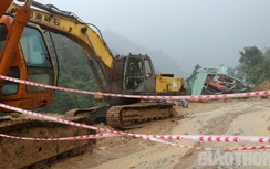 Tạm dừng tìm kiếm kỹ sư mất tích trong vụ sạt lở thủy điện ở Quảng Ngãi