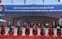 Nam Định khởi công cây cầu thứ 4 qua sông Đào