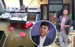 Ca sĩ Long Nhật xót xa khi biệt thự ở Huế ngập trong biển nước