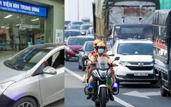 Tổ CSGT kịp thời mở đường đưa cháu bé bị lồng ruột đi cấp cứu