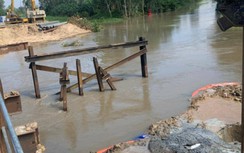 Cảnh cáo nhà thầu Trường Lộc thi công cầu Sắt Giữa chậm tiến độ
