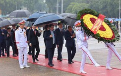 Lãnh đạo Đảng, Nhà nước, đại biểu Quốc hội viếng Lăng Chủ tịch Hồ Chí Minh