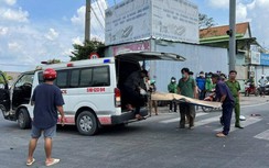 Xe tải vượt đèn đỏ tông nhiều phương tiện, một phụ nữ mang thai tử vong