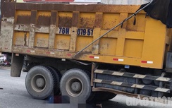 Quảng Ngãi: Xe ben tông xe máy, một người tử vong dưới bánh xe